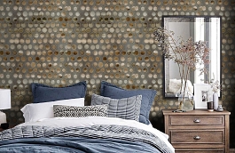 Обои 4706-4 фото в интерьере спальни превью