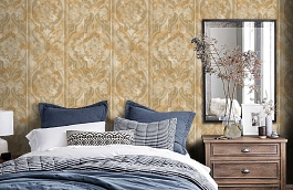 Обои 4713-2 фото в интерьере спальни превью