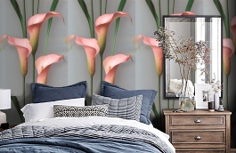 Обои 54139-10 фото в интерьере спальни превью