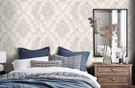 Обои 54148-3 фото в интерьере спальни превью