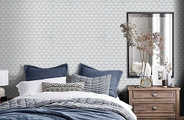 Обои 54165-4 фото в интерьере спальни превью