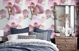 Обои 54169-3 фото в интерьере спальни превью