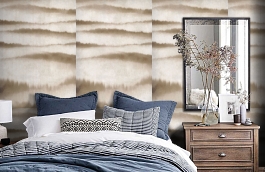 Обои 54196-4 фото в интерьере спальни превью