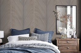 Обои 54208-7 фото в интерьере спальни превью