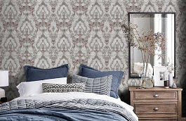 Обои 54221-5 фото в интерьере спальни превью