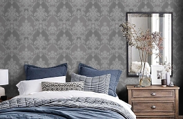 Обои 54224-5 фото в интерьере спальни превью