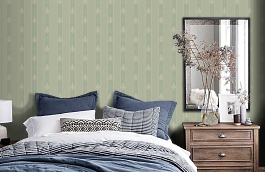 Обои 54241-5 фото в интерьере спальни превью