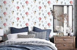 Обои 54279-1 фото в интерьере спальни превью