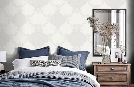 Обои 54286-3 фото в интерьере спальни превью