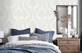 Обои 6808-6 фото в интерьере спальни превью