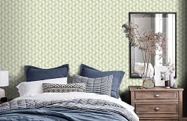 Обои 7013-3 фото в интерьере спальни превью