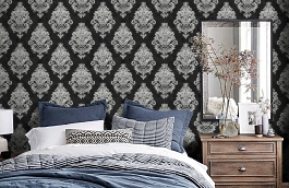 Обои 7024-5 фото в интерьере спальни превью