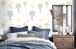 Обои 8901-2 фото в интерьере спальни превью