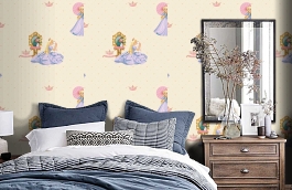 Обои 8910-1 фото в интерьере спальни превью