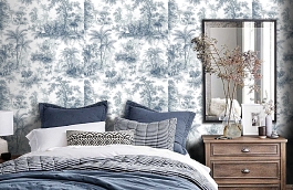 Обои 9909-2 фото в интерьере спальни превью