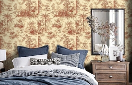 Обои 9909-4 фото в интерьере спальни превью