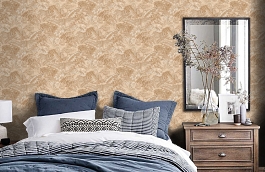 Обои RDT2206-7 фото в интерьере спальни превью