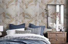Обои RFE1601-5 фото в интерьере спальни превью