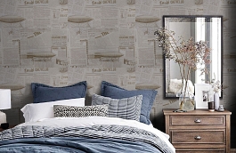 Обои RFE1612-1 фото в интерьере спальни превью