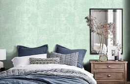 Обои RJC4006-4 фото в интерьере спальни превью
