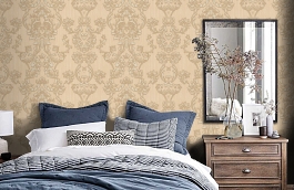 Обои RMC1703-4 фото в интерьере спальни превью