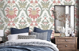 Обои RMC1707-4 фото в интерьере спальни превью