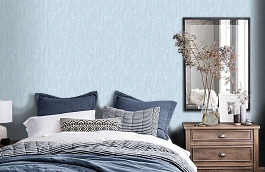 Обои RMH1011-3 фото в интерьере спальни превью
