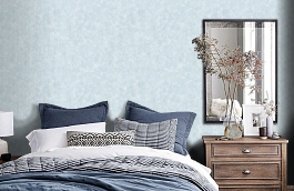 Обои RST1608-8 фото в интерьере спальни превью