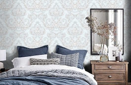 Обои ST54163-4 фото в интерьере спальни превью