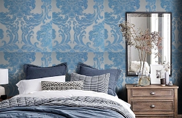 Обои 10 DSD-O фото в интерьере спальни превью