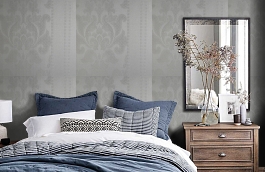 Обои 16 TP-R фото в интерьере спальни превью