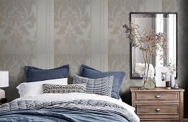 Обои 18 TP-R фото в интерьере спальни превью