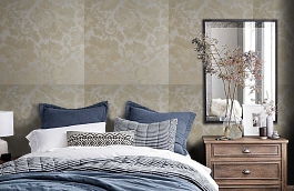 Обои 3 DSD-F фото в интерьере спальни превью