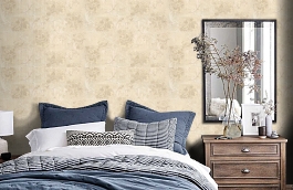 Обои 30670-6 фото в интерьере спальни превью