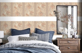 Обои 31871-4 фото в интерьере спальни превью