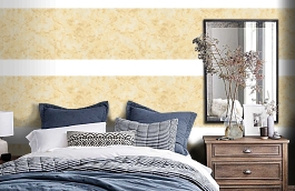 Обои 31875-2 фото в интерьере спальни превью