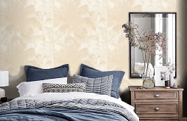 Обои 34378-1 фото в интерьере спальни превью