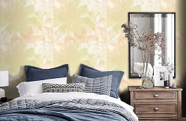 Обои 34378-3 фото в интерьере спальни превью