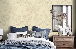 Обои 37163-3 фото в интерьере спальни превью