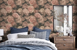 Обои 37557-2 фото в интерьере спальни превью