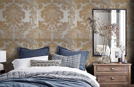 Обои 5 DSD-O фото в интерьере спальни превью