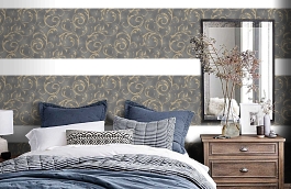 Обои 95472-2 фото в интерьере спальни превью