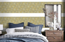 Обои 95472-3 фото в интерьере спальни превью