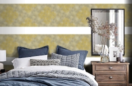 Обои 95473-3 фото в интерьере спальни превью