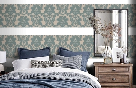 Обои 95937-4 фото в интерьере спальни превью