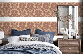 Обои 95937-6 фото в интерьере спальни превью