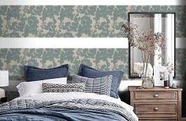 Обои 95938-4 фото в интерьере спальни превью