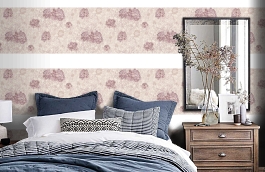 Обои 95968-5 фото в интерьере спальни превью