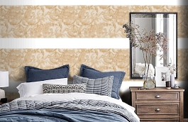 Обои 95969-2 фото в интерьере спальни превью