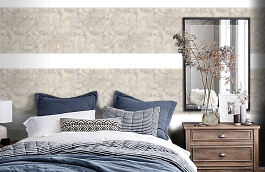 Обои 95969-5 фото в интерьере спальни превью